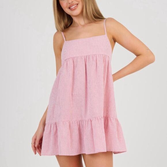 Pink mini dress minidress - Picture 1 of 5